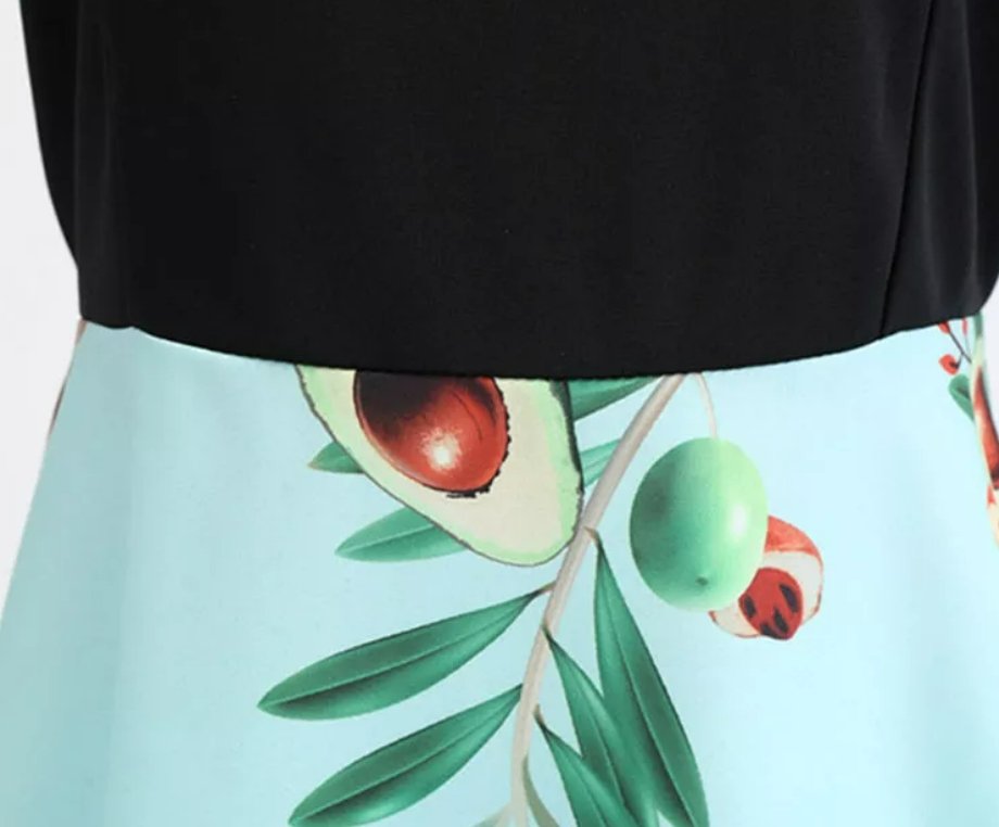 Pastelblå 50'er Kjole