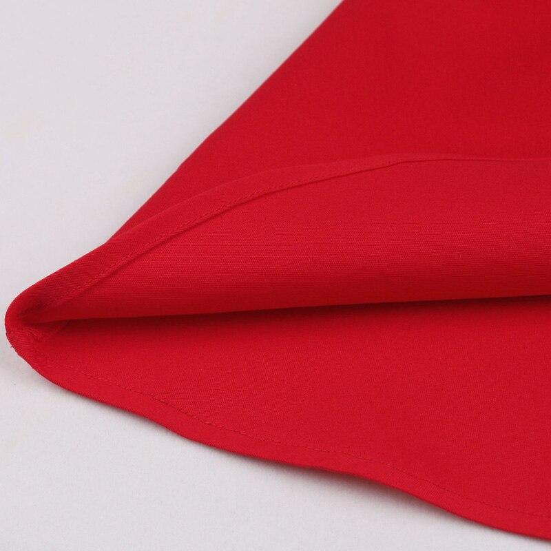 50'er Rød Slå-Om-Kjole