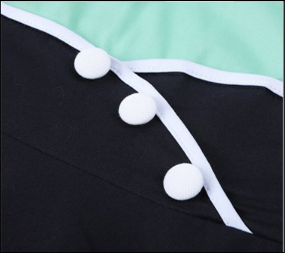 50'er Kjole Med Halsudskæring