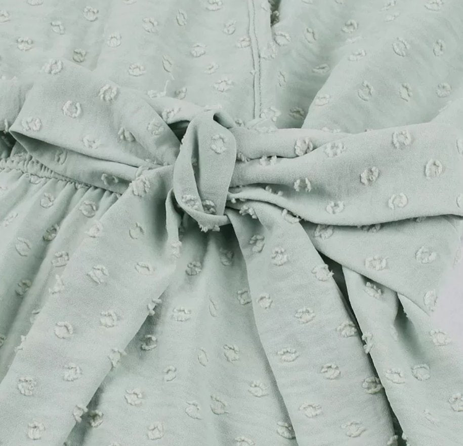 50'er Pin Up Solid Green Kjole