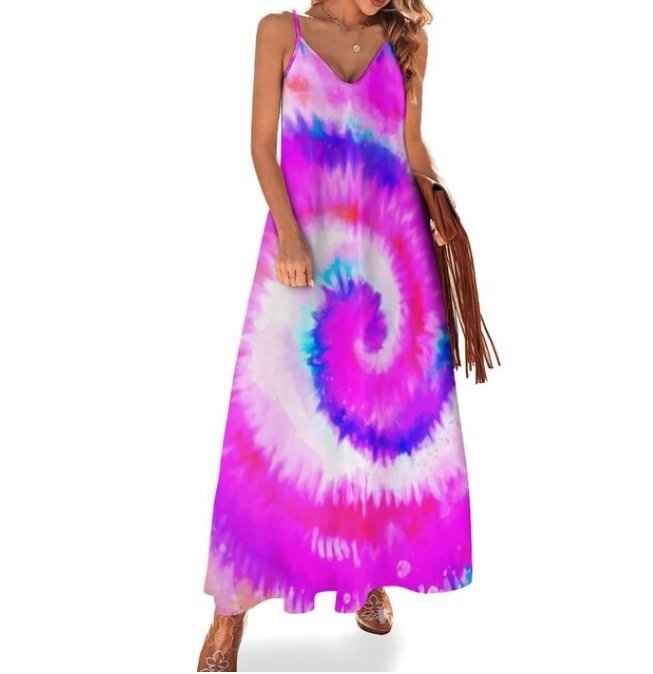 60'er 70'er Lyserød Kjole