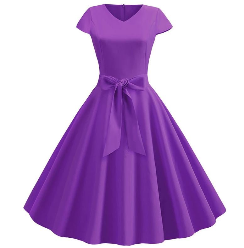 60'er Vintage Lilla Kjole