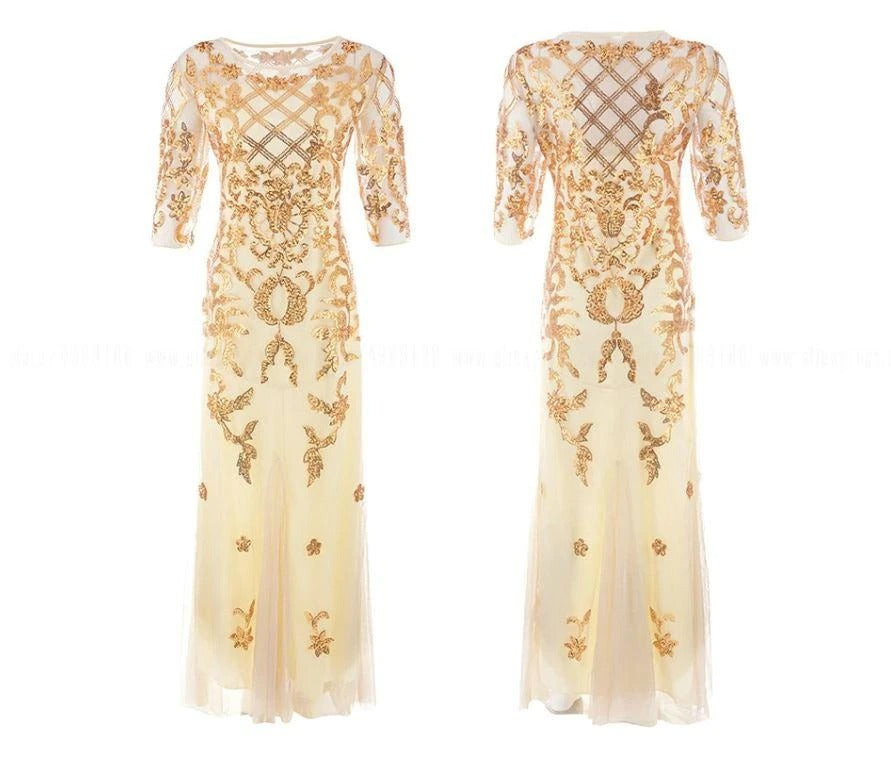 Vintage Ivory 20'er Kjole