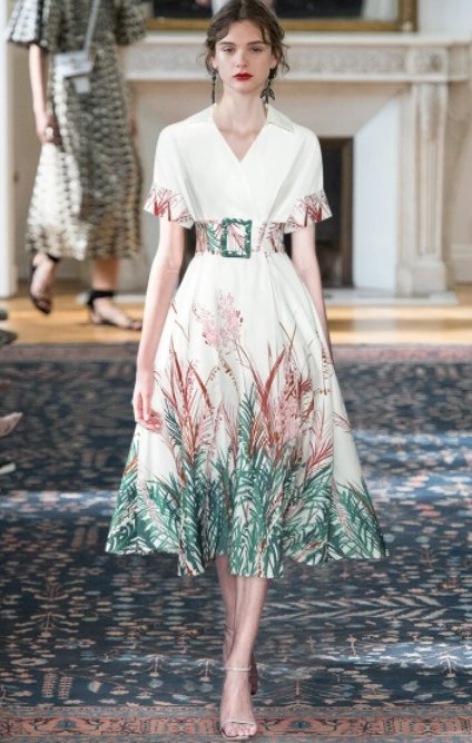 40'er Bohemian Kjole