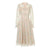 40'er Kjole Blonde Vintage Chic Grå