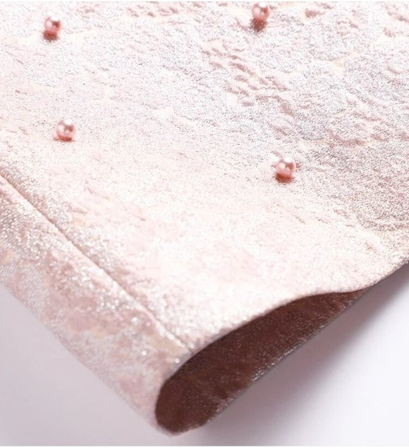 40'er Pink Beaded Kjole