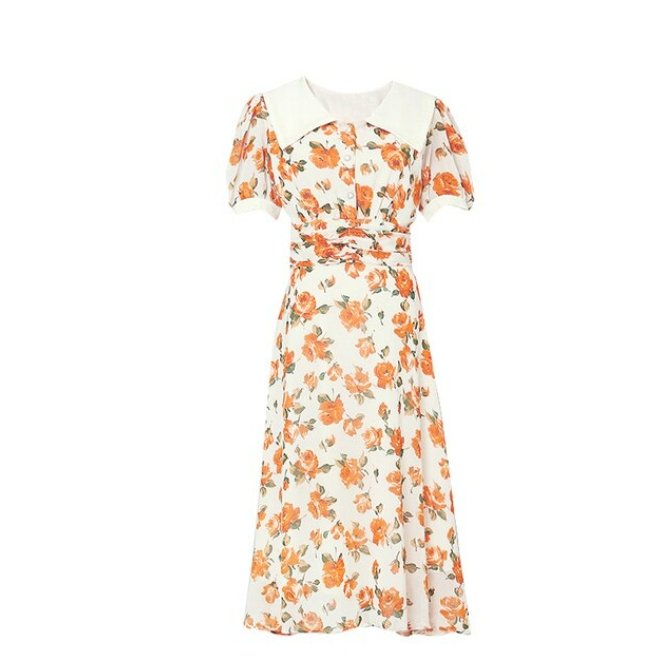 40'er Vintage Blomsterkjole