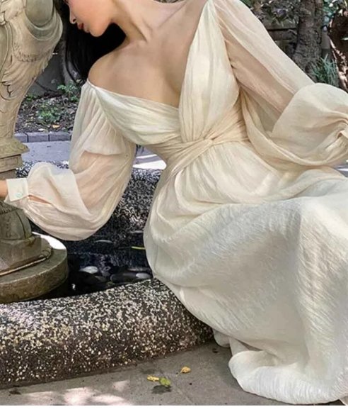 40'er Vintage Flæsekjole