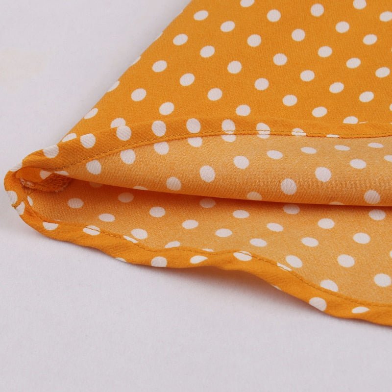 50'er Gul Prikket Kjole