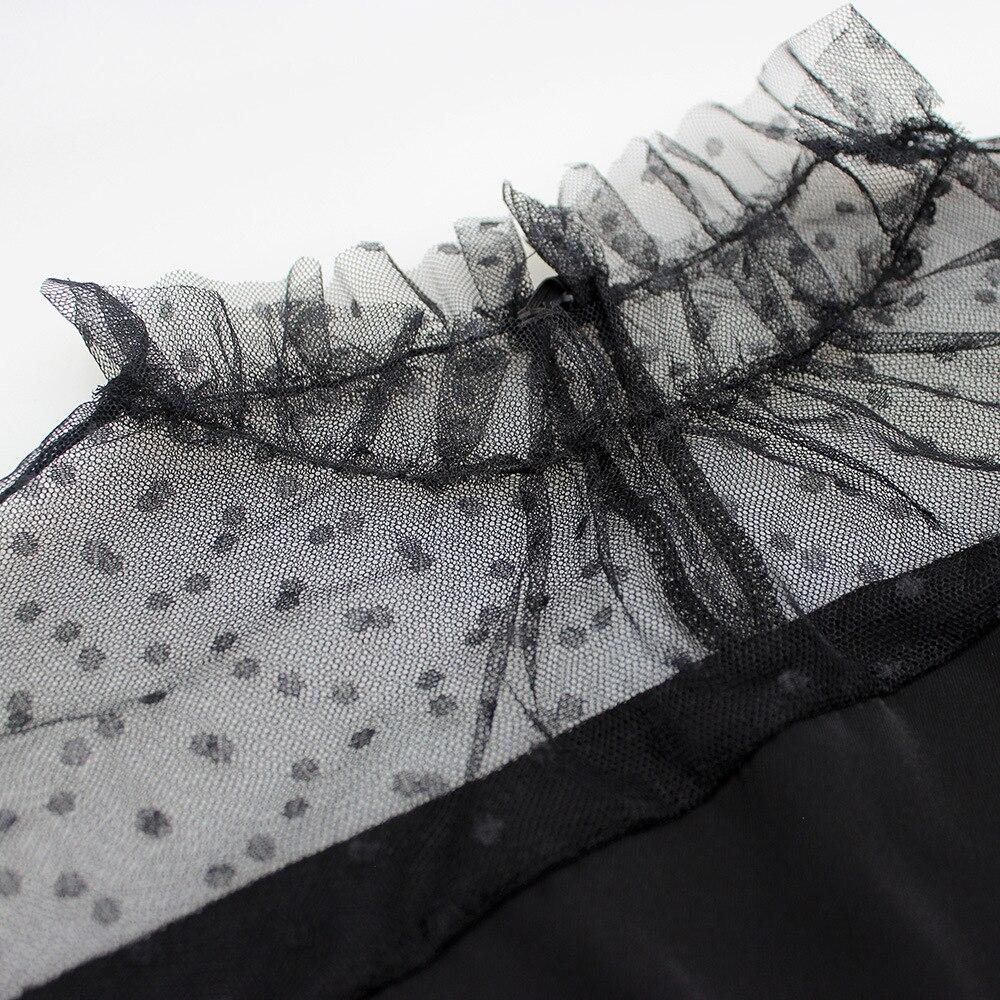 50'er Lang Højtaljet Kjole