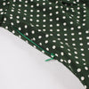 50'er Vintage Grøn Polka Dot Kjole