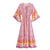 70'er Bohemian Flower Dress