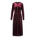 40'er Vintage Style Bourgogne Kjole