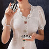 Vintage Knap Foran Kjole