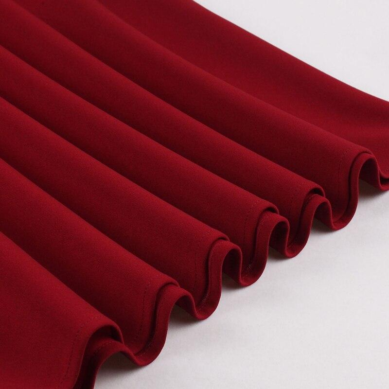 Cocktailkjole I 50'er-Stil Bourgogne