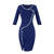 60'er Pencil Dress Blue