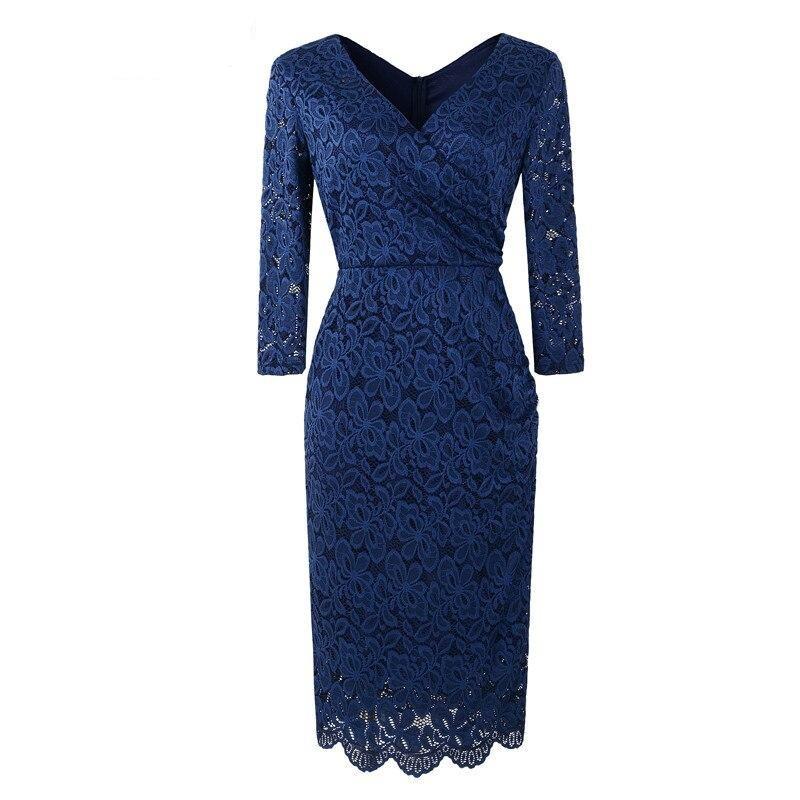 Vintage 50'er Navy Pencil Dress