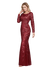 Chic Aftenkjole - Gatsby Burgundy