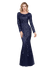 Chic Gatsby Aftenkjole Navy
