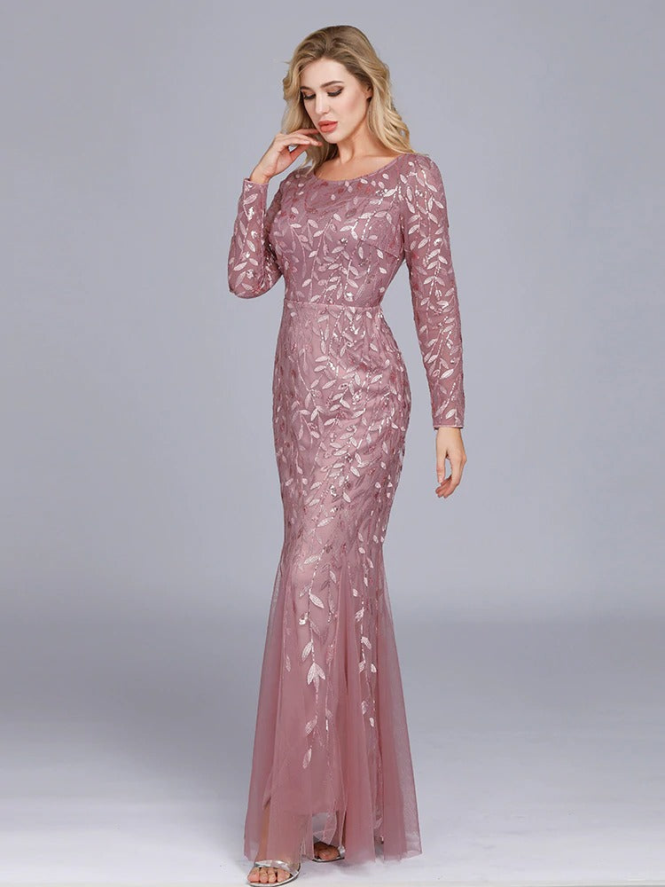 Chic Aftenkjole - Gatsby Mauve