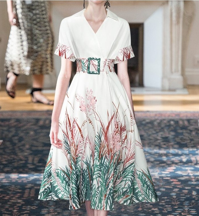 70'er Stil Aftenkjole