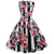 Vintage Roses Flared Kjole
