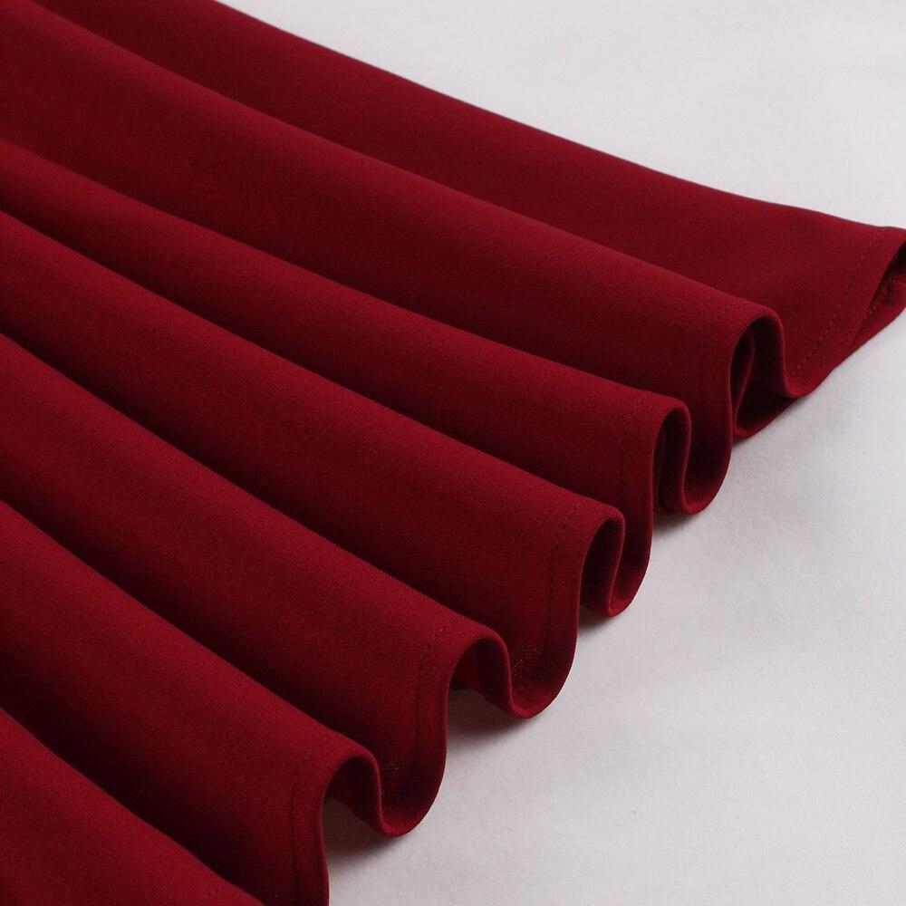 Rød Halvtredser Kjole Peter Pan Krave