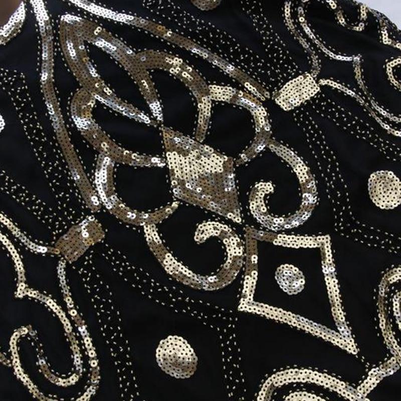 Guld 20'er Flapper Kjole