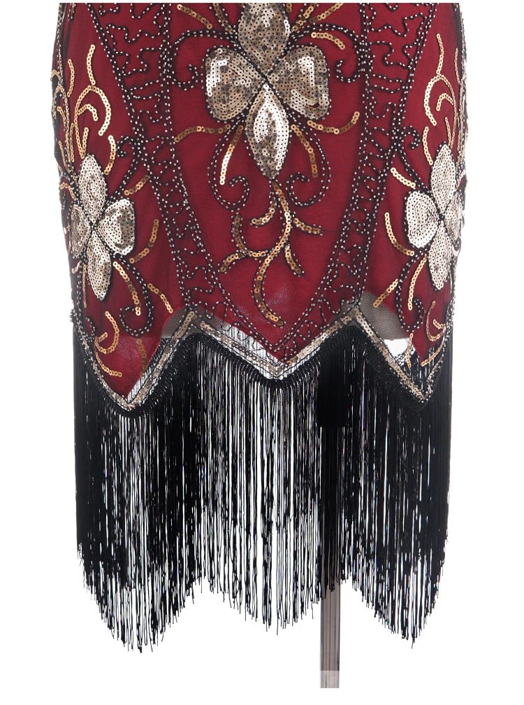 Gatsby Kjole - Rød Charleston