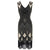 Gatsby Chic Sort Kjole
