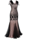 Pink Haute Couture Lang Gatsby-Kjole