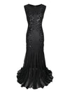 Lang Gatsby-Kjole - Retro Chic Sort