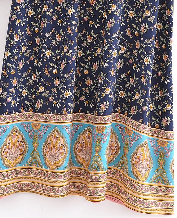 Vintage 70'er Lang Kjole