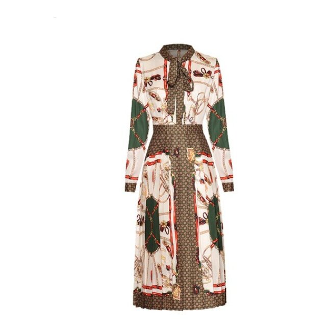 Vintage Pink Midi Kjole