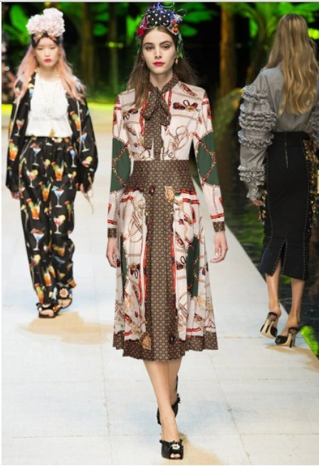 Vintage Pink Midi Kjole