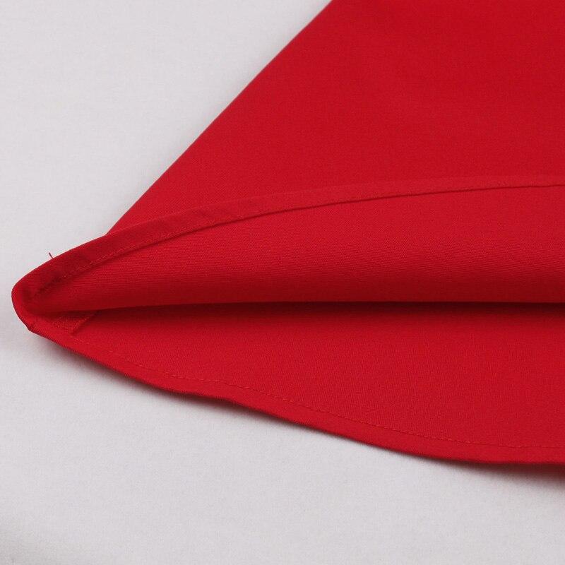 Rød 60'er Stropløs Kjole