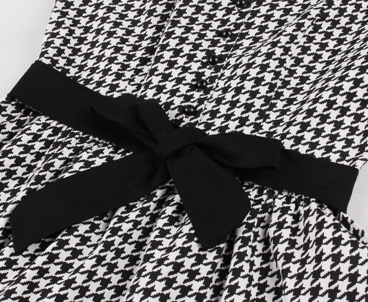 Hvid Vintage Åben Kjole