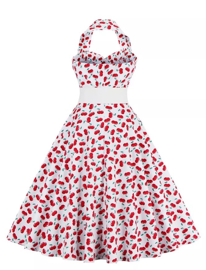 50'er Skater Kjole Hvid