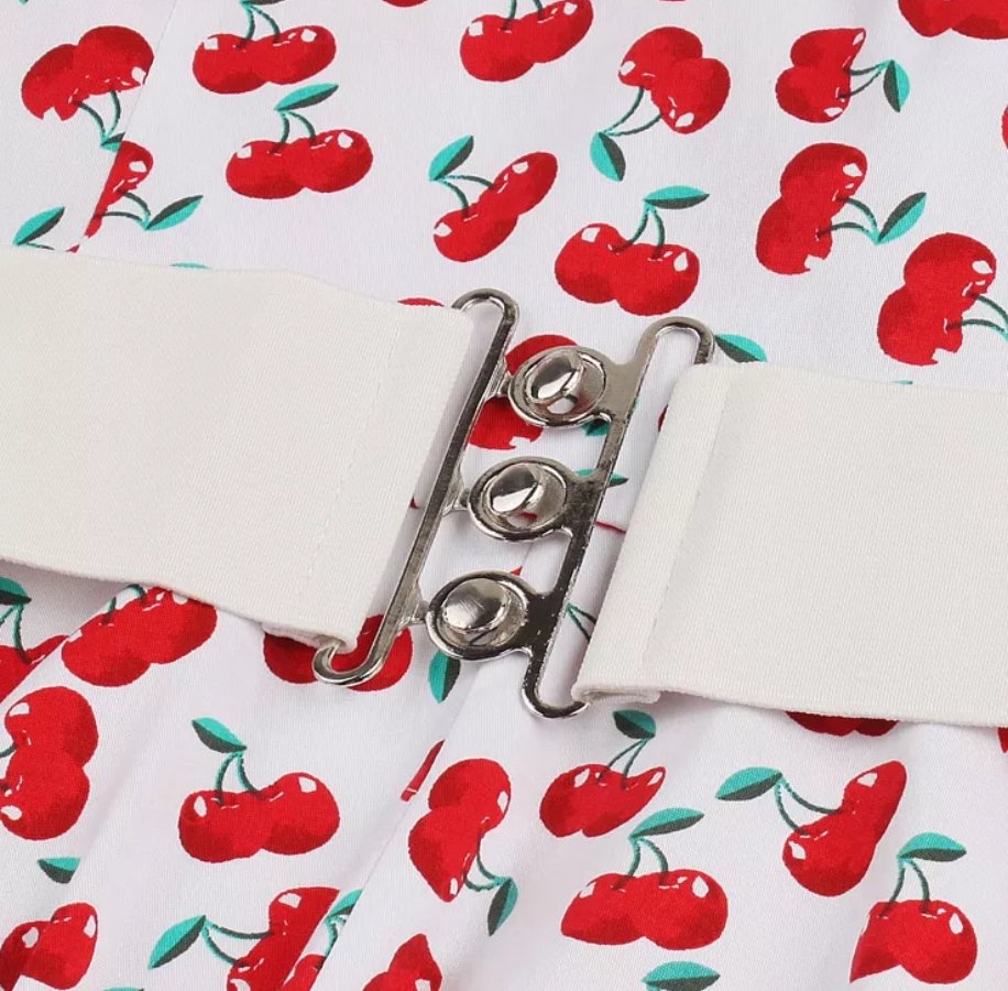 50'er Skater Kjole Hvid