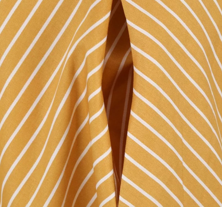 Gul 50'er Retro Kjole