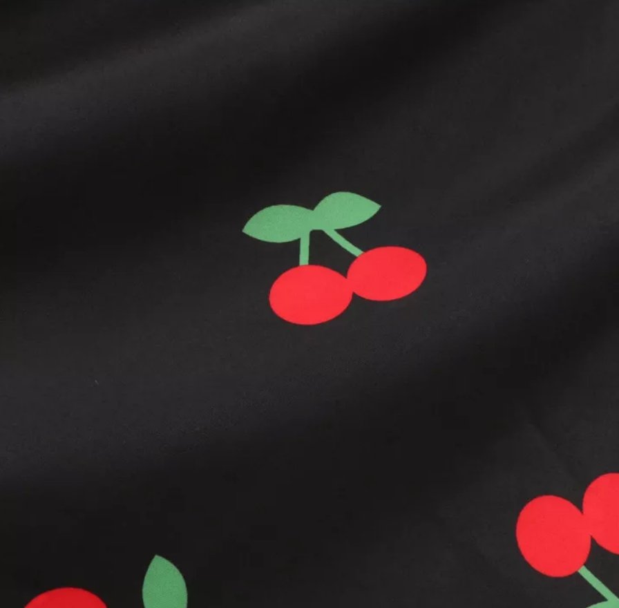 Retro Kirsebær Kjole