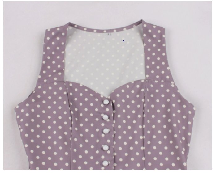 50'er Ærmeløs Kjole