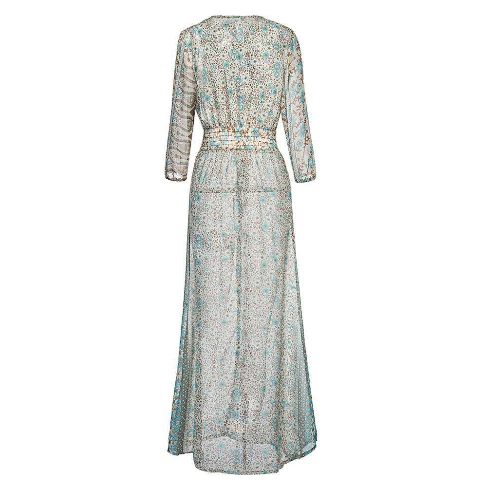 Plus Size Halvfjerdser Kjole