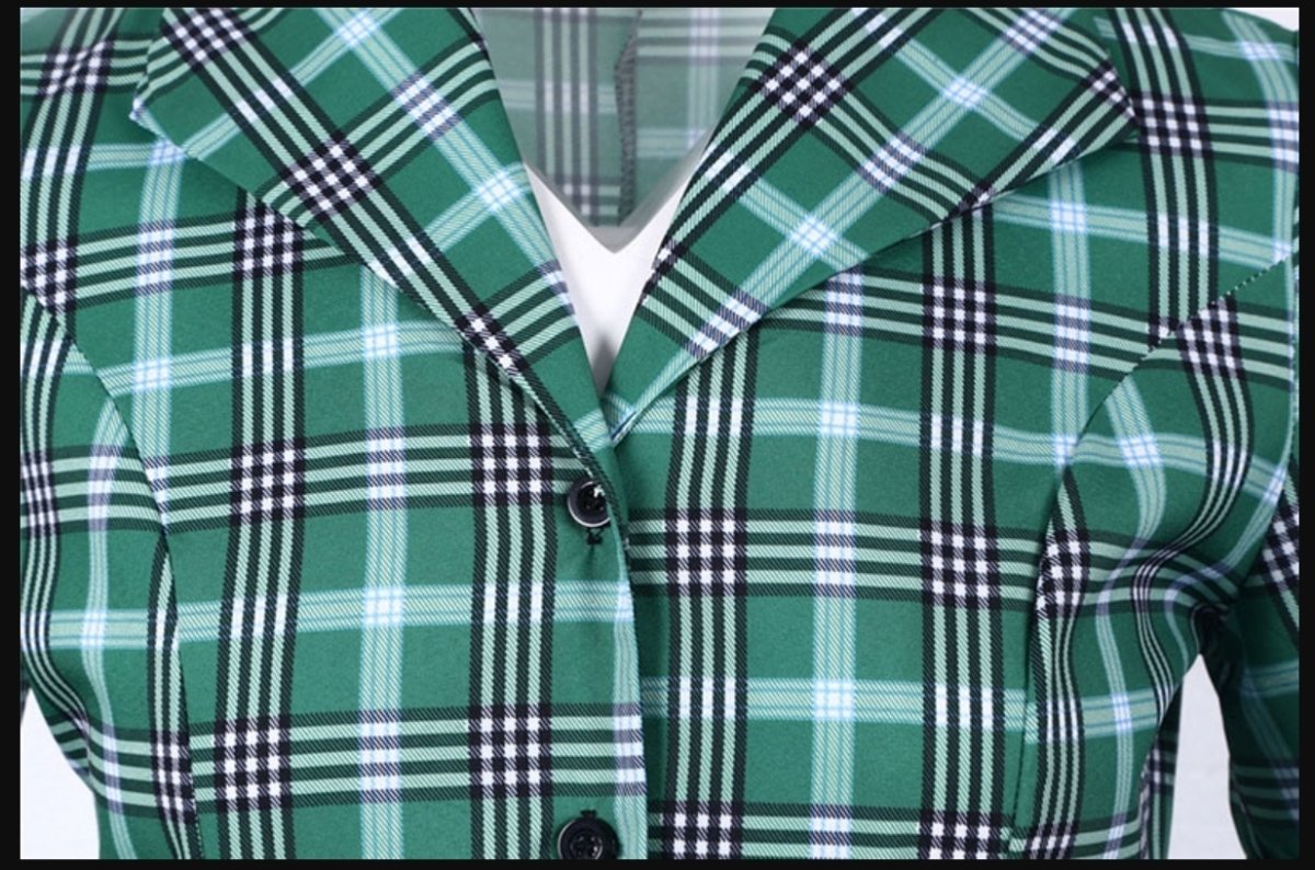 Grøn Kjole I 50'er Stil