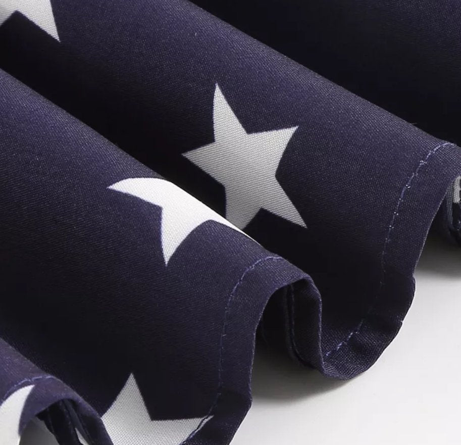 Kvinders 60'er Stil Kjole Kongeblå