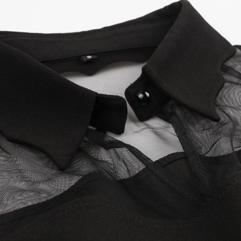 Plus Size 50'er Style Kjole Sort