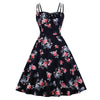Vintage Stil Kjole Plus Størrelse Blomster