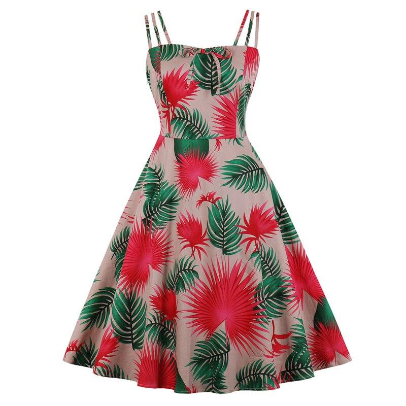 Plus Size Forårskjole I Vintagestil