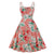 Plus Size Vintage Style Kjole Pink