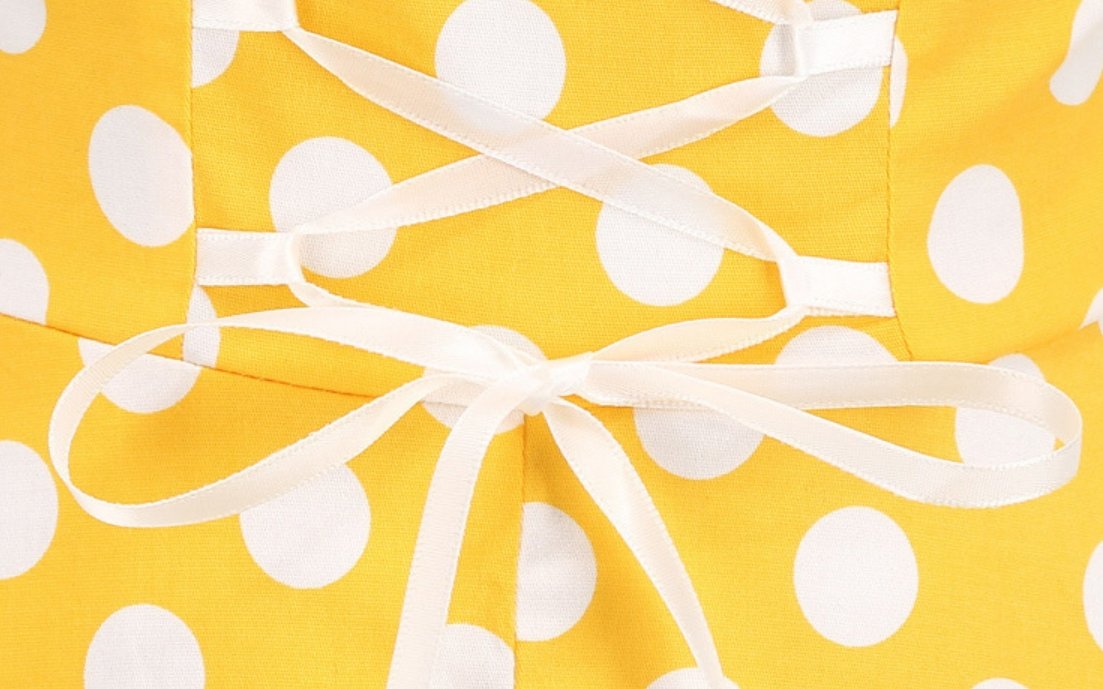 50'er Swingkjole Med Bar Skulder